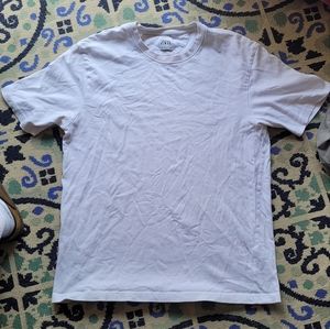 White Zara tee
